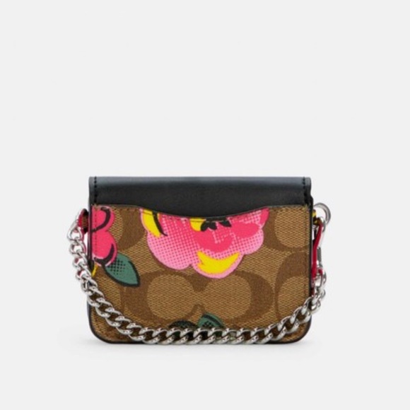 NWT Coach Crossbody In Signature Canvas In Rose - Picture 3 of 7